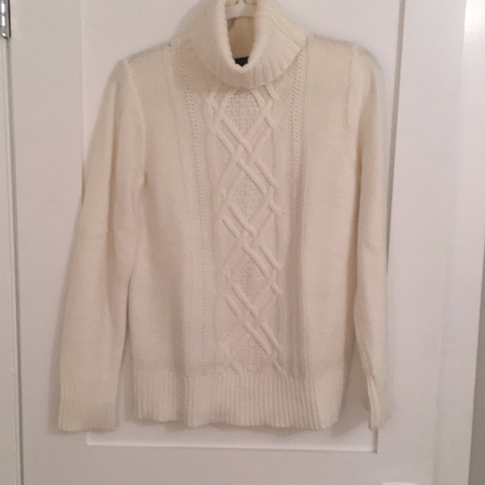 J. Crew Turtleneck Sweater Cable-knit